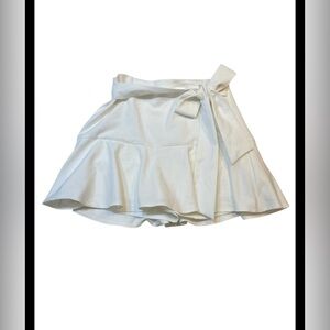 Zara White Skort